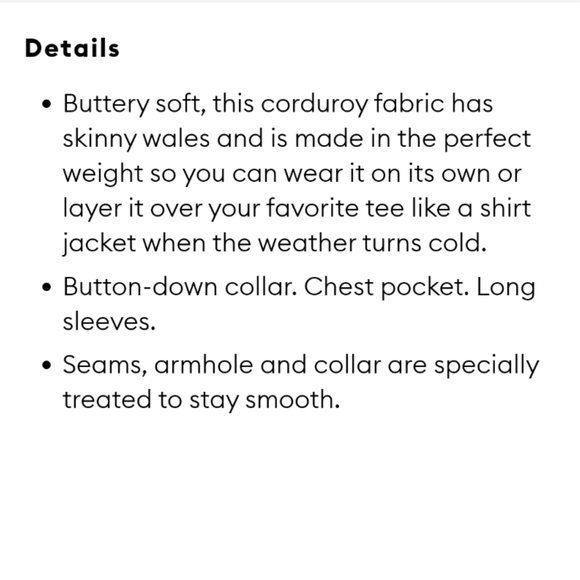 ⭐Vintage BANANA REPUBLIC Corduroy Shirt - Picture 3 of 4